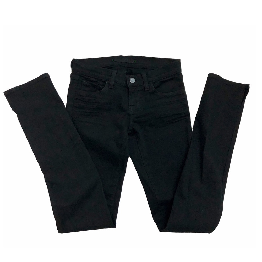 J Brand Jeans Pencil Leg Skinny In Jett Size 24